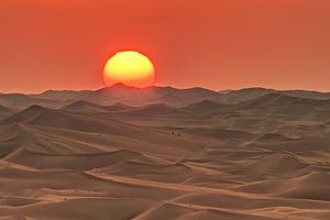 Sonnenuntergang über der Wüste