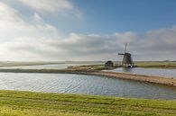 Oude Windmolen Het Noorden op Texel, Noord Holland van Martin Stevens thumbnail