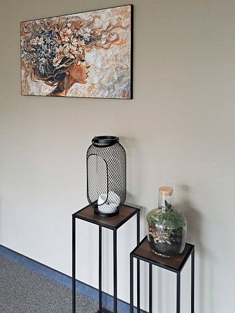Femme fleurs | Peinture | Impressionnisme
