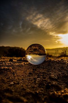 Natuurfoto met een lensbal van Jeroen Beemsterboer