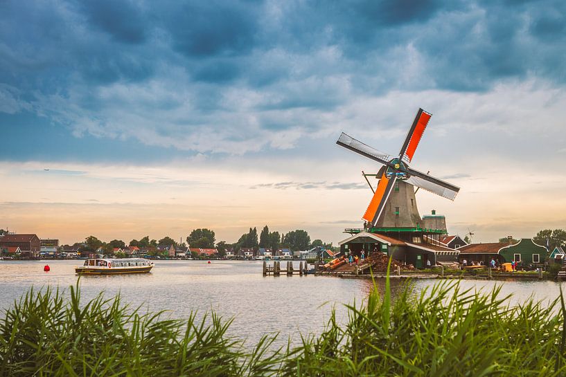 Zaanse Schans mit ihren Windmühlen von Hamperium Photography