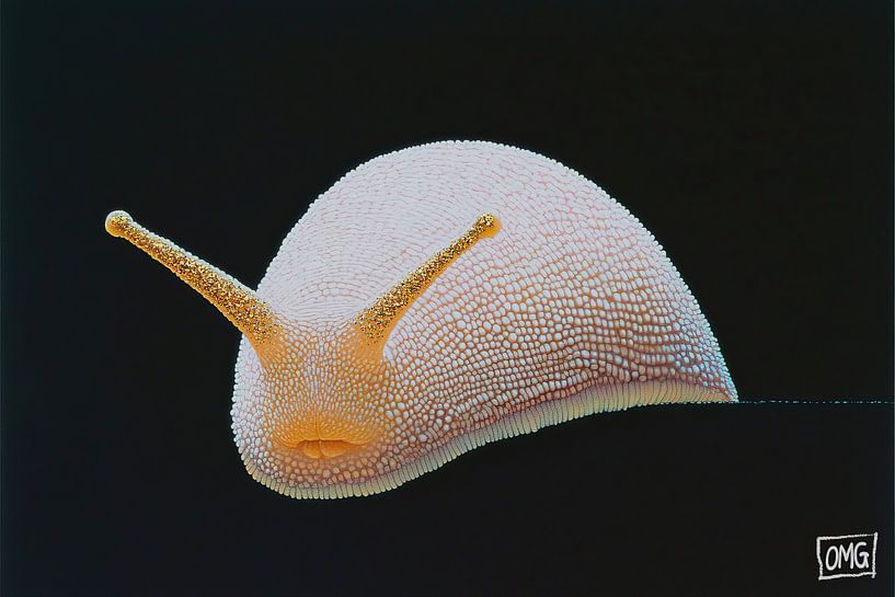 Schnecke | Schimmernde Schleimspur von OMG Art