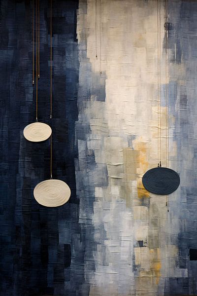 Three circles, minimalist wall decoration by Art & Soul Creations