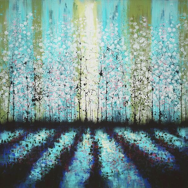 Lightfall in Line and Leaf by Color Square