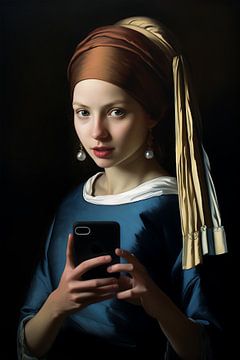 Girl with a mobile by But First Framing