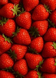 Erdbeeren, Früchte in Großaufnahme von Mare Tema