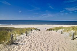 Panoramic beach. by Peter van Rijn