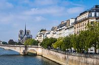 View over the Seine in Paris, France by Rico Ködder thumbnail