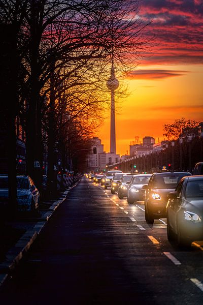Embouteillage à Berlin par Iman Azizi
