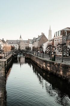 Amersfoort Koppelpoort uitzicht op de Eem (Staand)