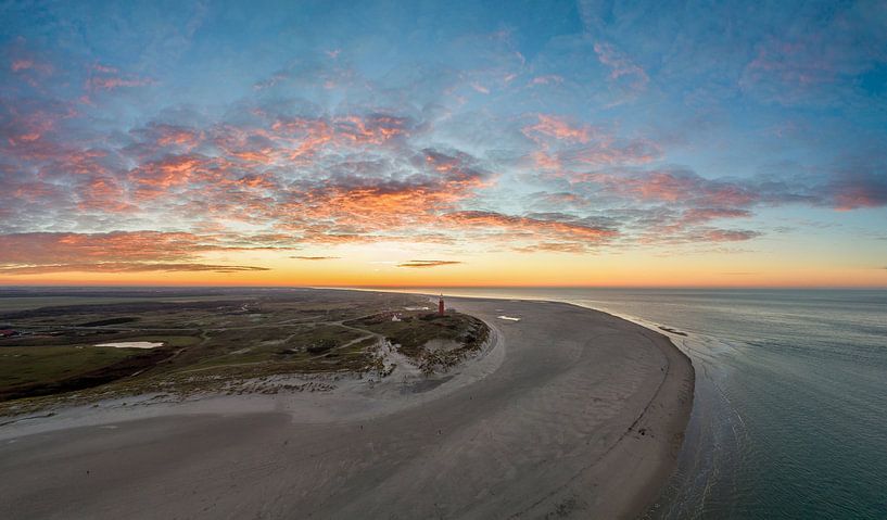 Texel - Vuurtoren vlak voor de winter van Texel360Fotografie Richard Heerschap