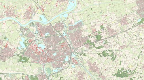 Kaart van 's-Hertogenbosch