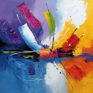Abstrakte bunte Formen