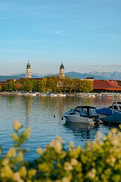 Lindau in de avondstemming van Leo Schindzielorz