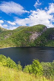 A mountain lake in Vestland, Norway