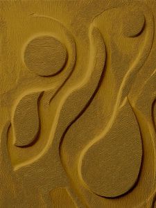 Reliefkunst: Tanz in toskanischem Gold (Flexa-Farbpalette 2025)