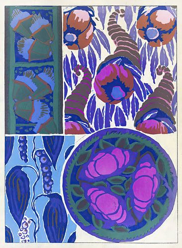 Émile-Allain Séguy - Suggestions pour les tissus et les tapis