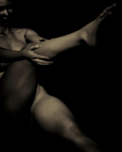 Naakte vrouw – Veerle naakt badend