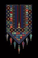 Tatreez ornament sjabloon 77