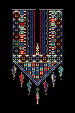 Modèle d'ornement Tatreez 77 sur Richard Laschon