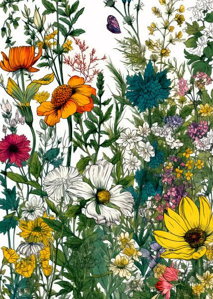 Meadow pattern 77 #nature by JBJart Justyna Jaszke