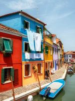 Burano eiland Italië