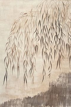 Abstracte Kunstschilderij | Whispering Willows van Modern Collection