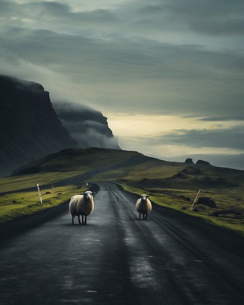 Avontuur in IJsland van fernlichtsicht