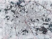 Kaart van Rheine in de stijl 'White Winter' van Maporia thumbnail