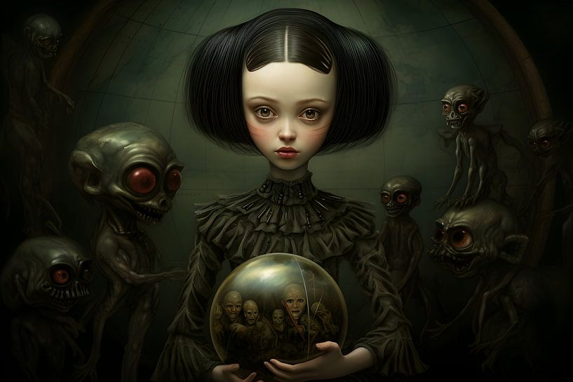 The fortune teller by Heike Hultsch
