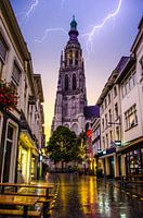 Bliksem boven Breda