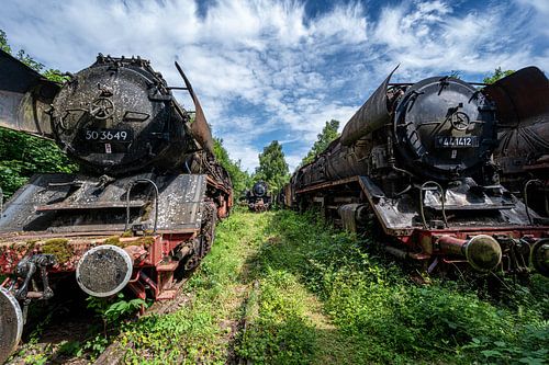 Rostige Giganten der Schiene