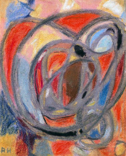 Komposition (runde und ovale Formen), ADOLF HÖLZEL, ca. 1930 von Atelier Liesjes