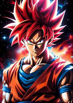Supernova Goku van Lucifer Art