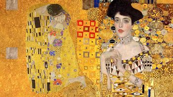 Remix The Kiss & Adéle Boch - Gustav Klimt