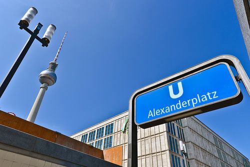 Berlijn - Alexanderplatz in Oost-Berlijn 