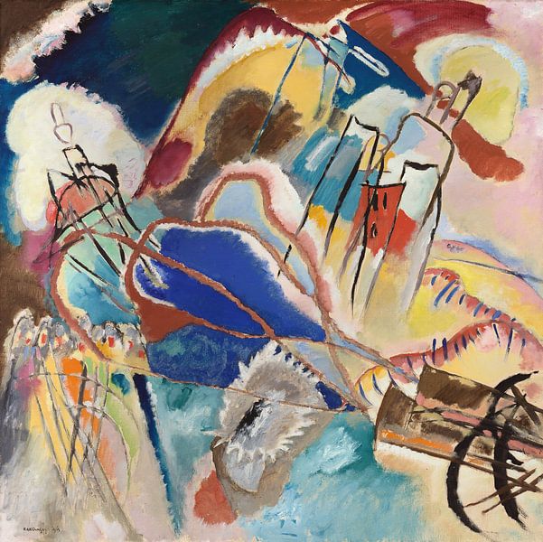 Wassily Kandinsky, Improvisation Nr. 30 (Kanonen), 1913 von MadameRuiz