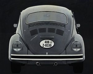 Volkswagen Käfer-Limousine 1972 Heck S/W