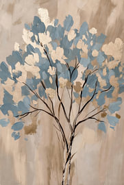 Blossom Tree | Powder Blue | Abstract | Serene by Art & Soul Creations