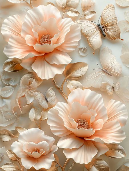 bloemen versiering design van Egon Zitter