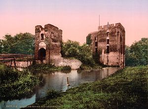 Ruins of Brederode, Santpoort sur Vintage Afbeeldingen