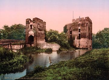 Ruins of Brederode, Santpoort von Vintage Afbeeldingen