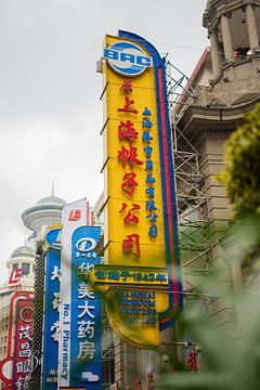 Publicité en Chine Shanghai sur Dieuwertje Van der Stoep