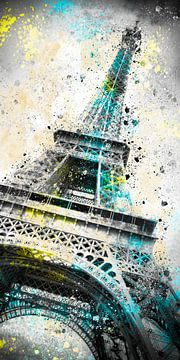 City-Art PARIS Eiffel Tower IV von Melanie Viola