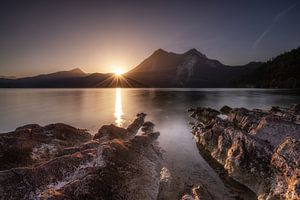 Sonnenuntergang am Walchensee