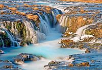 Bruarfoss waterfall in Iceland