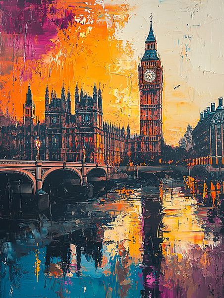 London - Big Ben von Bianca Bakkenist