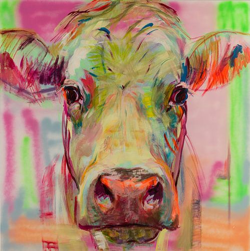 Cow (portrait XIII) by Paintings Liesbeth Serlie
