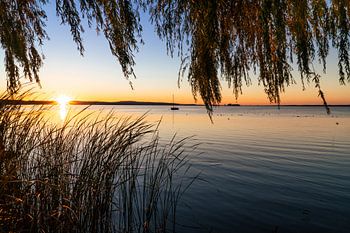Zonsondergang aan het Steinhuder Meer