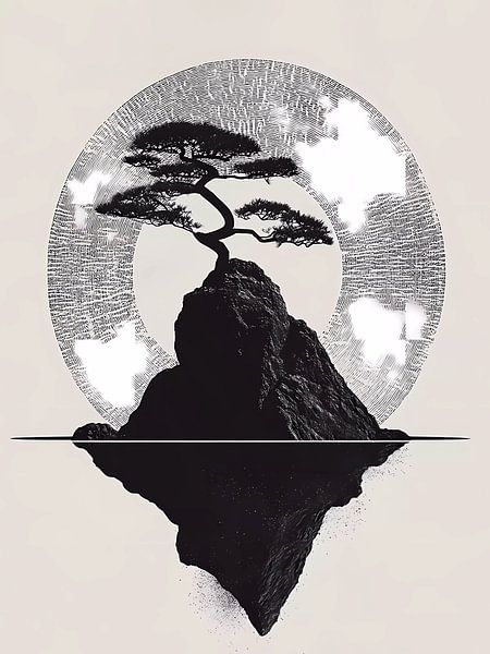 Jardin zen iii par haroulita